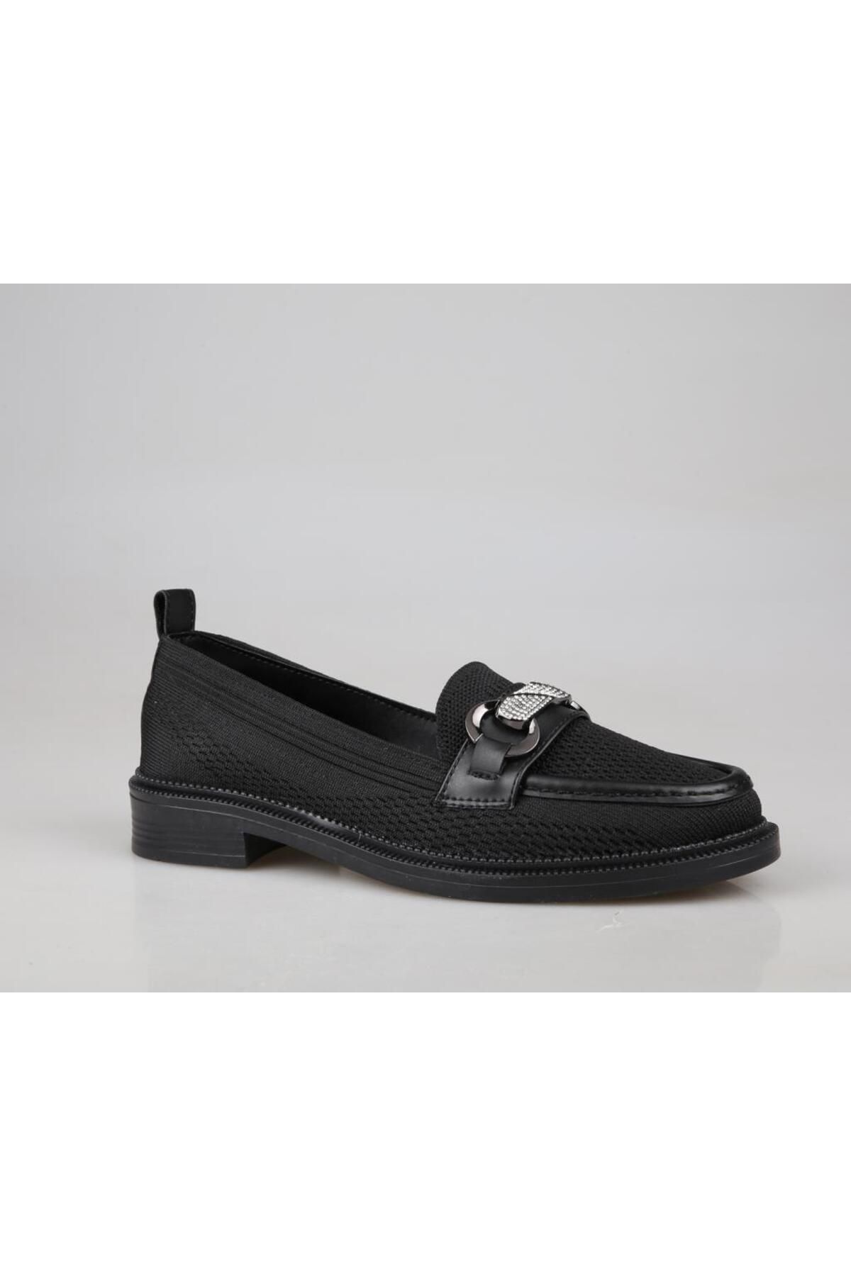 Style Star hs707 Siyah Kadın Babet