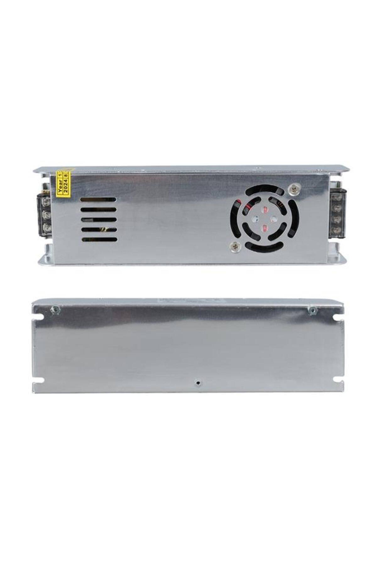 LEDX ALN-M1230S 12 Volt 30 Amper 360 Watt Fanlı Slim Metal Kasa Adaptör 225X65x38mm