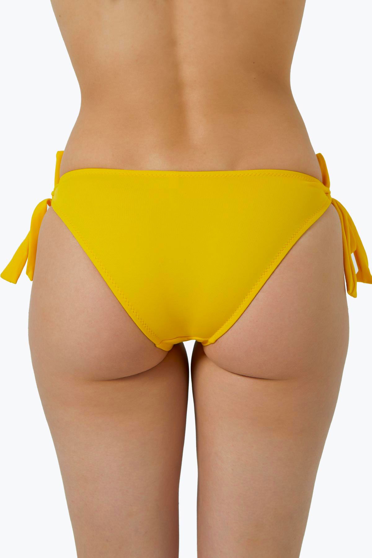 AYYILDIZ-63001 Yellow Bikini Bottom 2