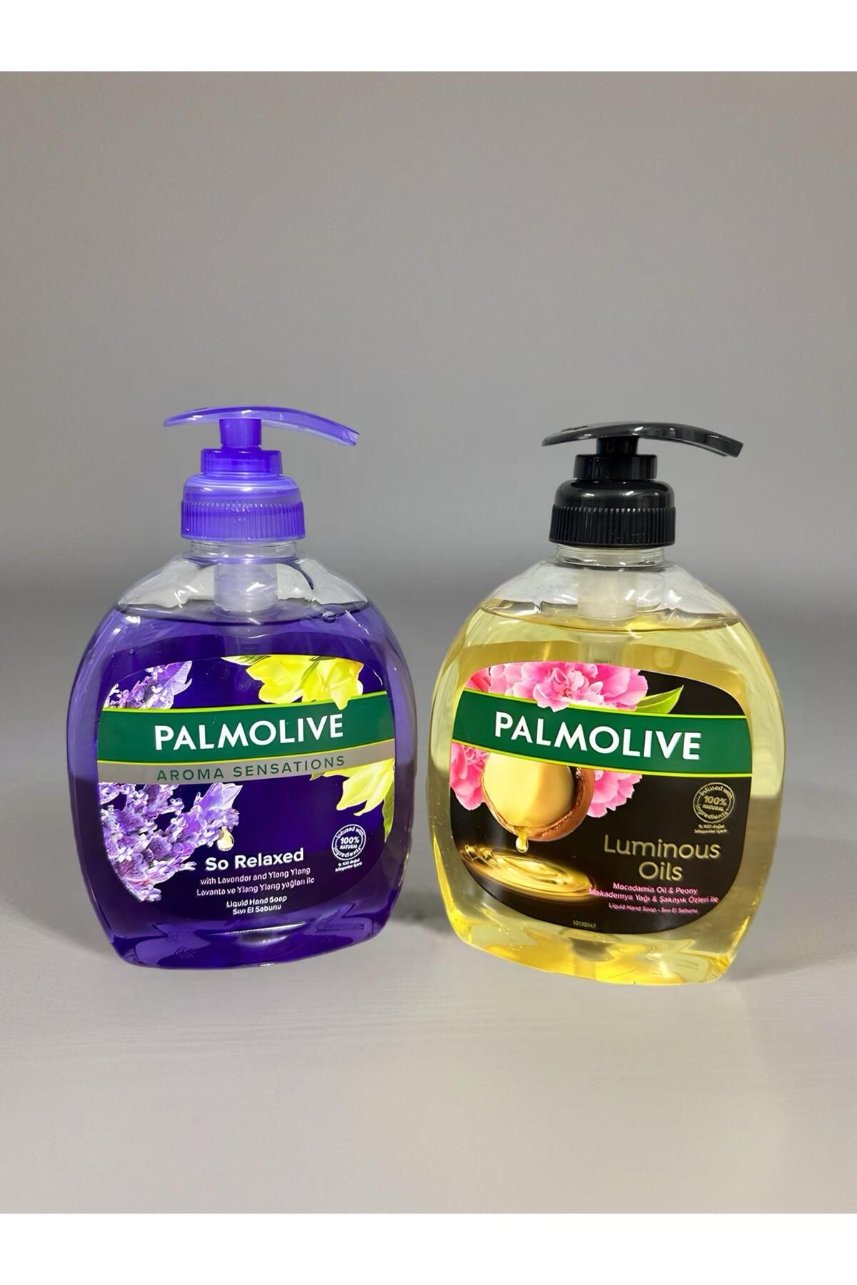 Palmolive 2'li Set Aroma Sensations So Relaxed ve Luminous Oils Makademya Yağı Sıvı El Sabunu 300 ml