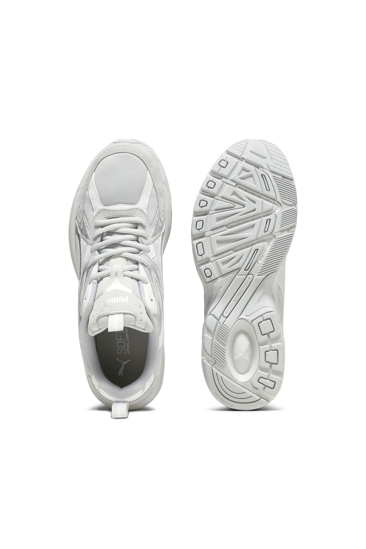 Puma-Milenio Tech Suede Unisex Casual Shoes Gray 5