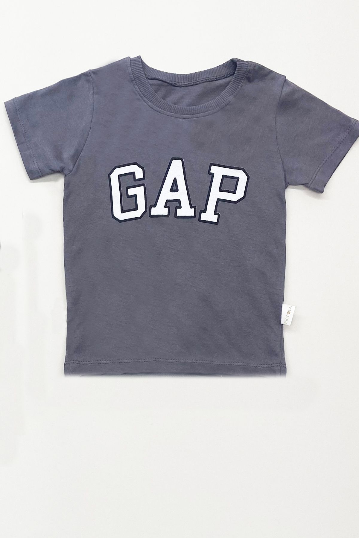 HÇM-Boy's Top and Bottom Set with Text Printed Short Sleeves B45 2