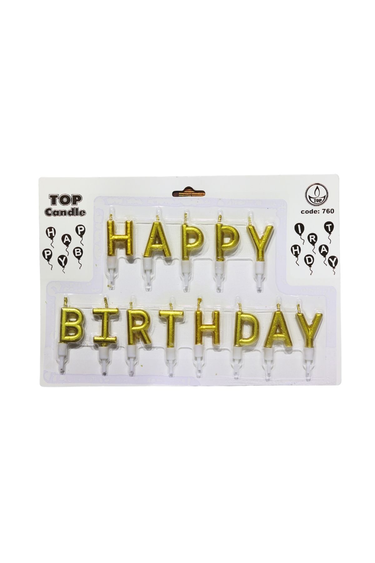 Pastafiks Happy Birthday Mum Altın