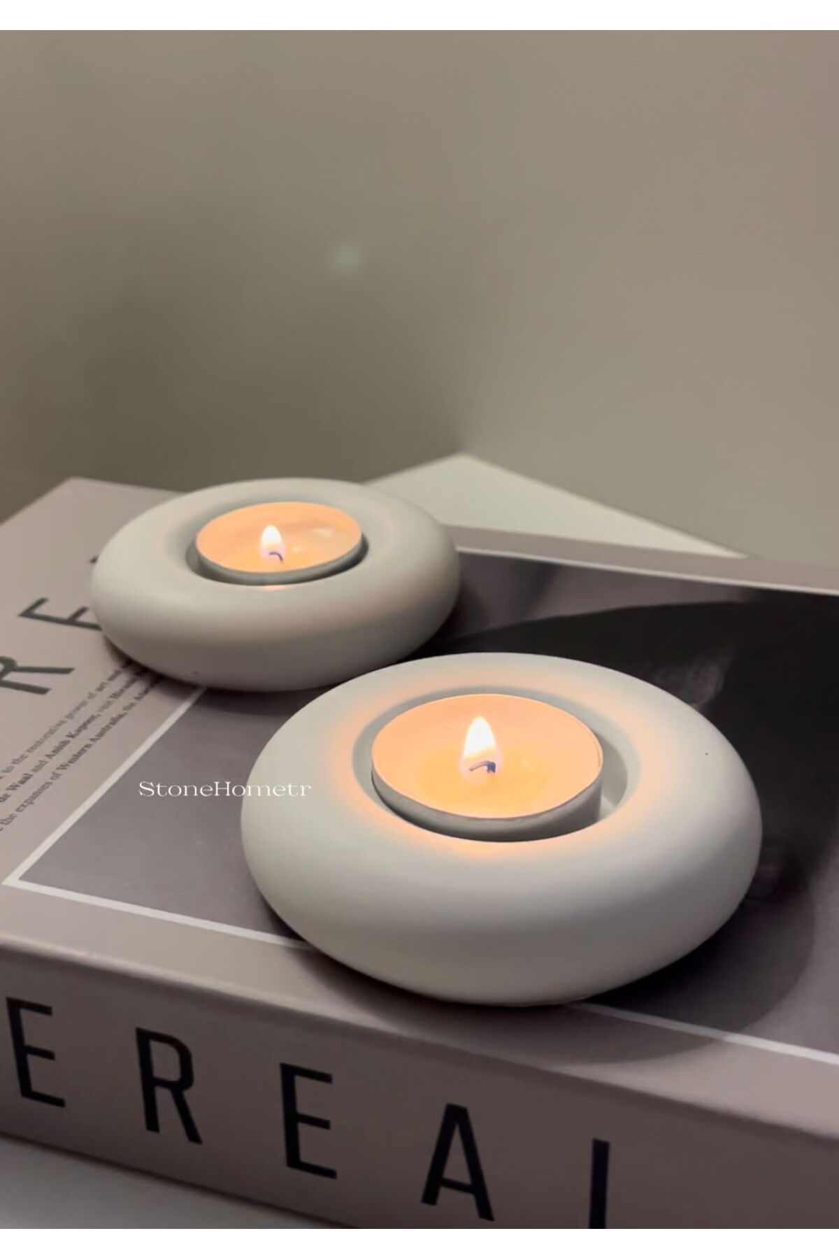 Home 2'li Tealight Mumluk (Mumlar dahil değildir.)