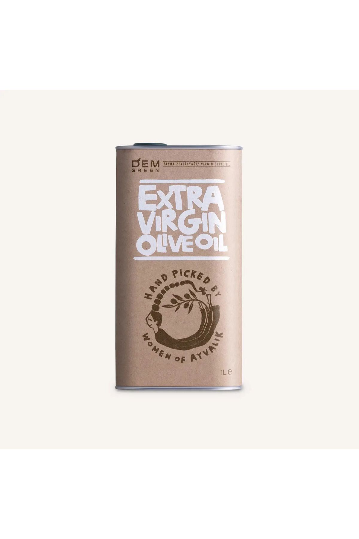 Demgreen Filtresiz Sızma Zeytinyağı - 1 litre Teneke Kutu