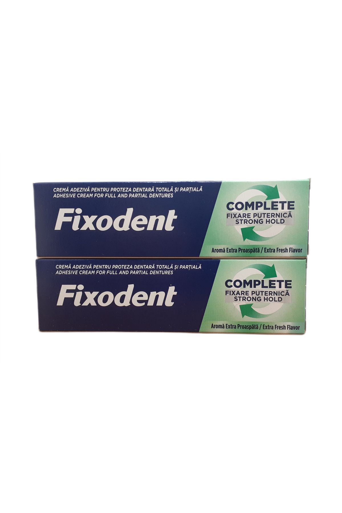 Fixodent COMPLETE GÜÇLÜ TUTUŞ EXTRA FERAH AROMA PROTEZ YAPIŞTIRICI KREM 47 GR X 2 ADET