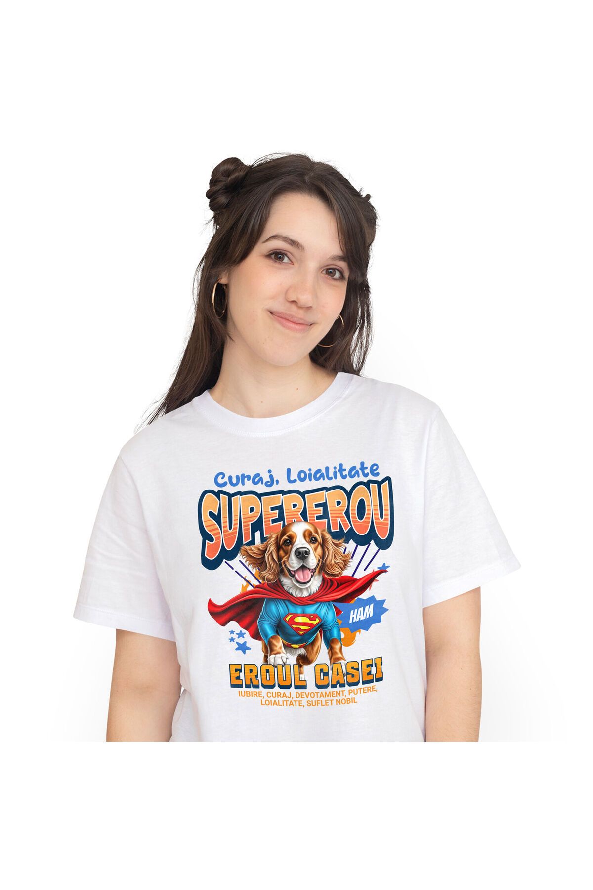 StoryGift Romania Tricou Femei Cu Broasca Testoasa Alergare Transpirare Oboseara Supereroi Persona,white_xl Femeie - XL