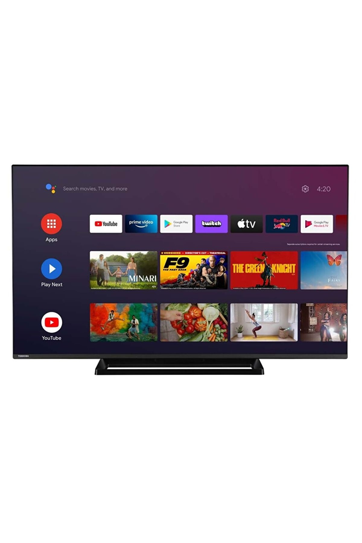 Toshiba 50ua3e63dt 50 Inç 127 Ekran Dahili Uydu Alıcılı 4k Ultra Hd Android Smart Led Tv