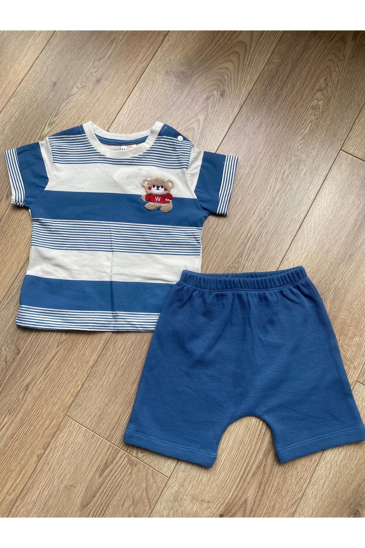 LionKids LİONKİDS ERKEK AYI NAKIŞLI ŞIK TAKIM