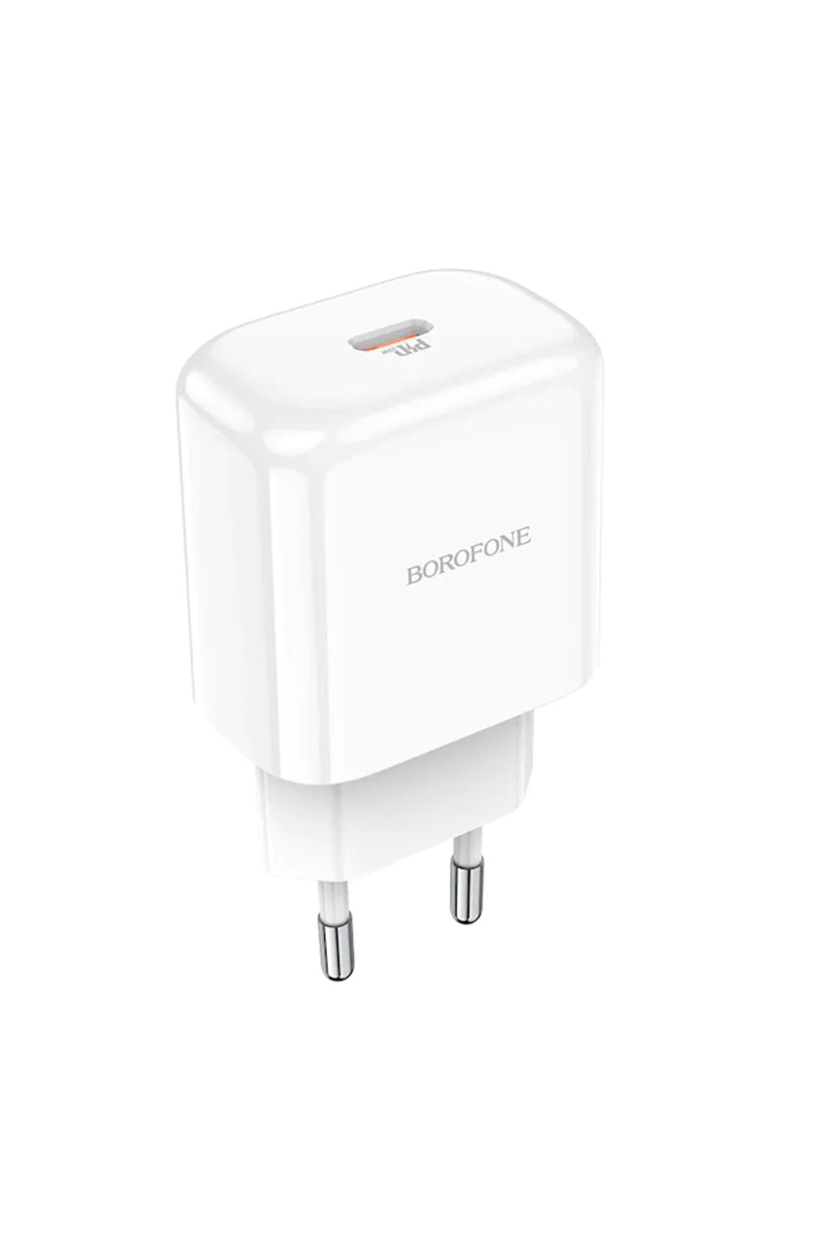 Borofone-Încărcător de rețea Bn3 Premium USB-C, încărcare rapidă, 20w, 1 x USB Tip-C - Alb 6