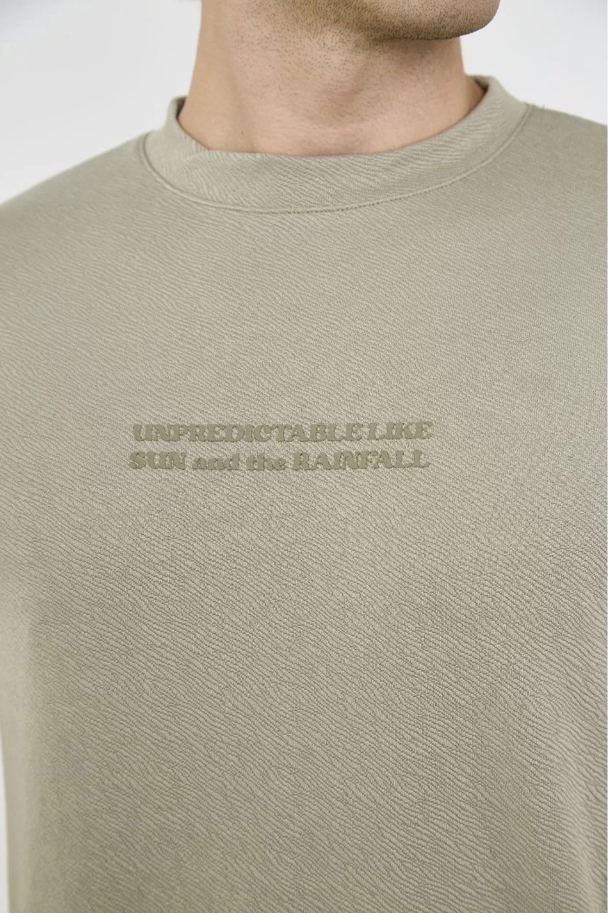 İndigo Park Erkek tişört Unisex Bisiklet Yaka Slim fit T-Shirt