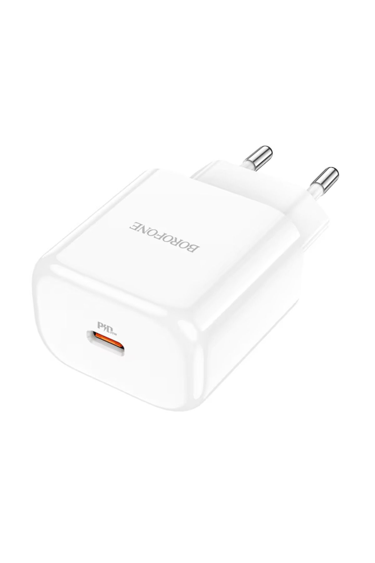 Borofone-Încărcător de rețea Bn3 Premium USB-C, încărcare rapidă, 20w, 1 x USB Tip-C - Alb 5