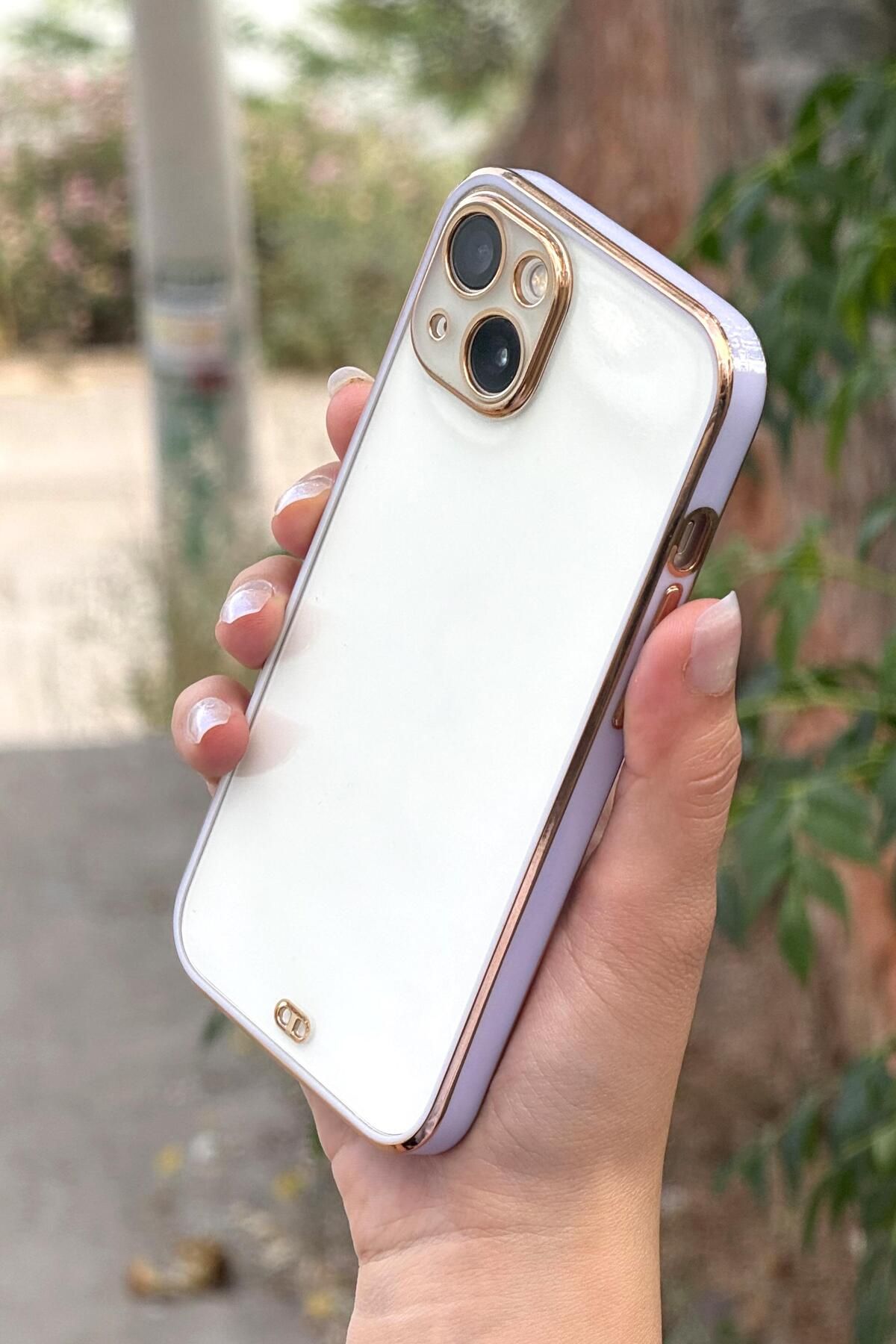 mooodcase iPhone 13 Uyumlu Luxury Lunor Şeffaf Silikonlu Telefon Kılıfı