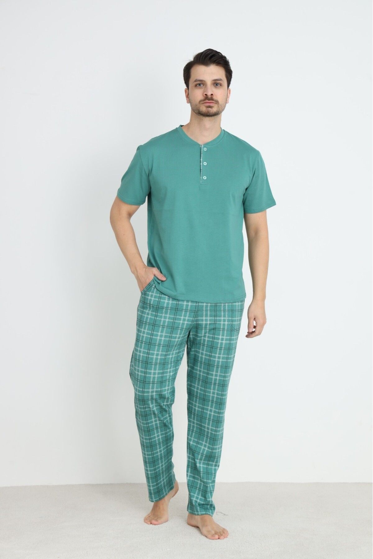 Arc Erkek Pijama Takımı Kısa Kol