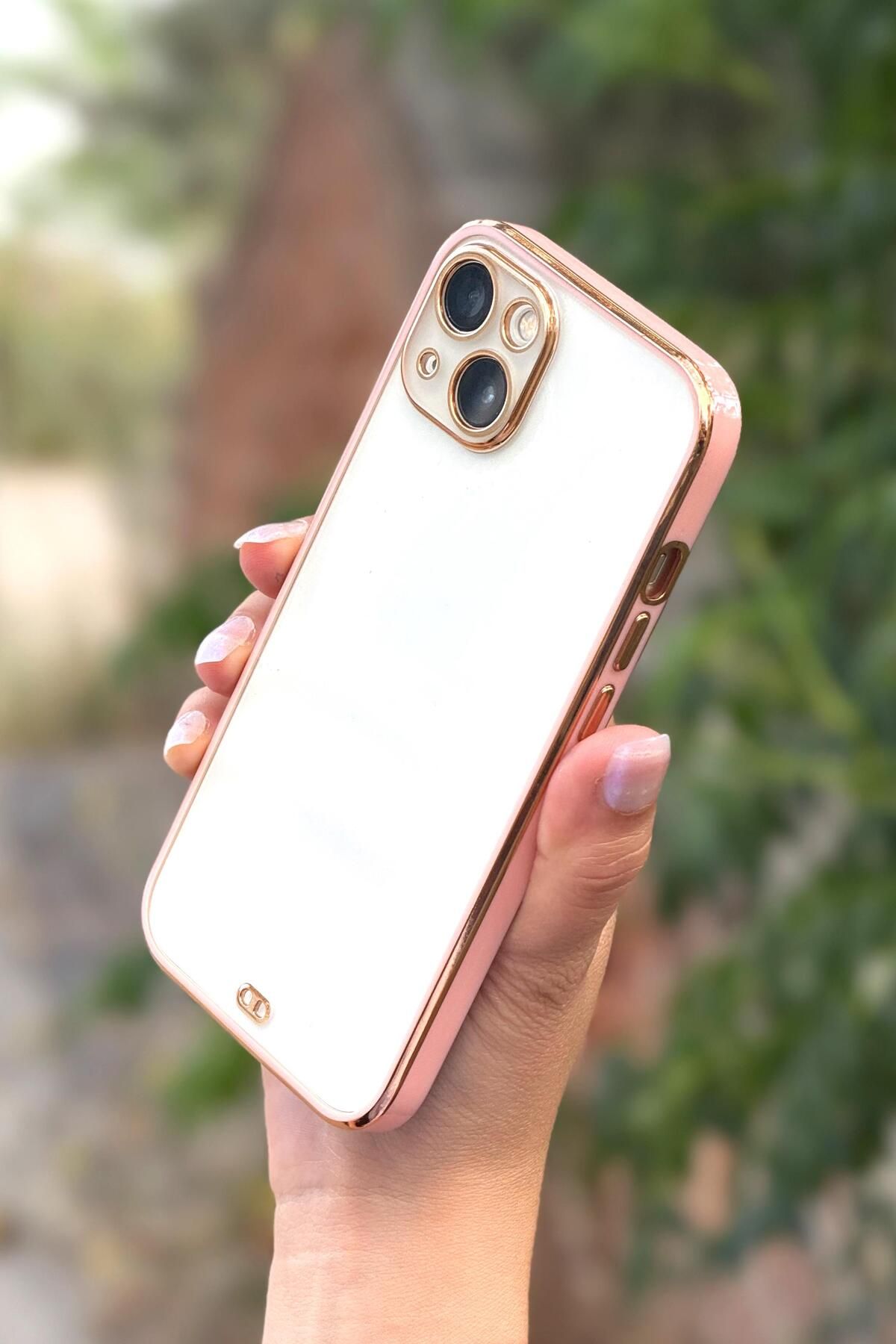 mooodcase iPhone 13 Uyumlu Luxury Lunor Şeffaf Silikonlu Telefon Kılıfı