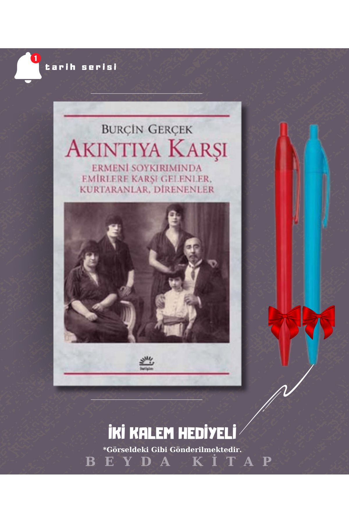 İletişim Yayınları Akıntıya Karşı - Burçin Gerçek - İki Kalem Hediyeli - TRİLTSYV