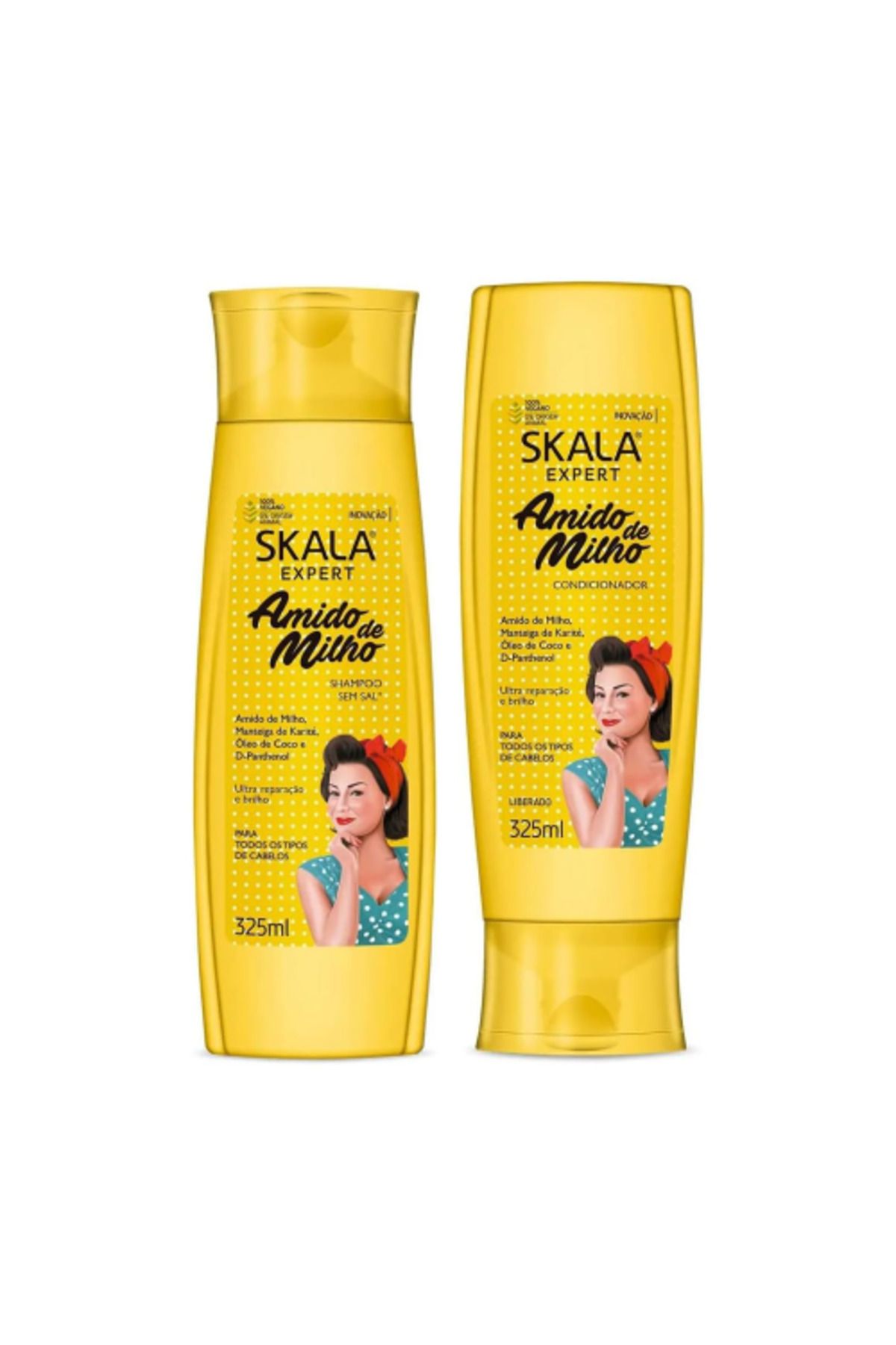 SKALA-Corn Starch Shampoo and Conditioner Kit - 325 ml 2