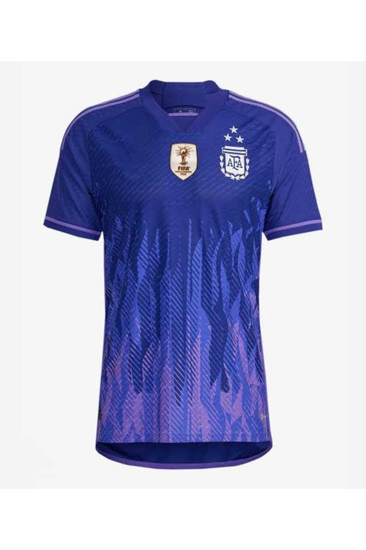 FEEL STYLE Arjantin 2022 Dünya Kupası Isimsiz Deplasman Forması