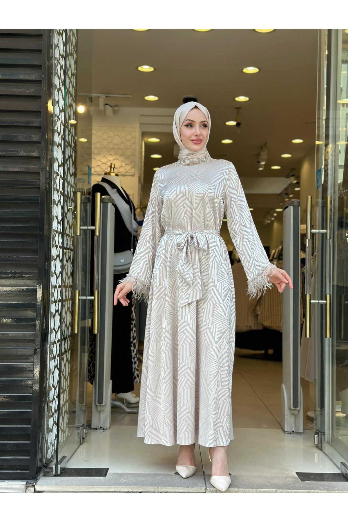 Etrucci OTRİŞ DETAYLI ELBİSE