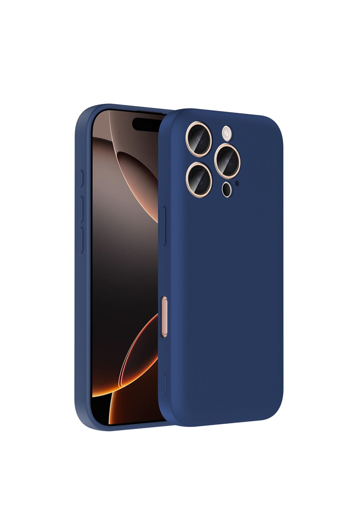 ELSAH iPhone 16 Pro Max Uyumlu Kılıf Kamera Korumalı Kartlık Hazneli, Jan Kapak