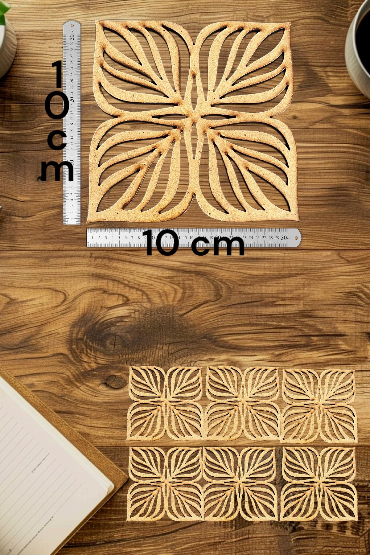Design 4N Bardak Altlığı 6’lı Takım