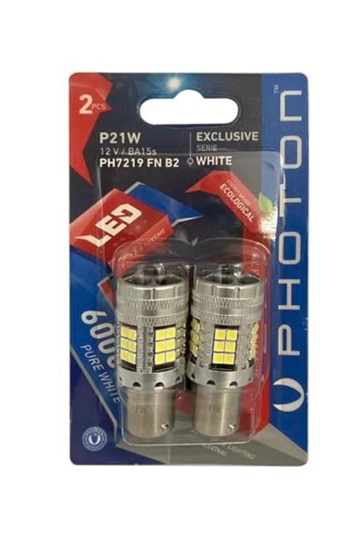 ShopZum 93 P21W Beyaz Tek Duy Fanlı Ampul Takımı, 12 Volt, 2 Adet