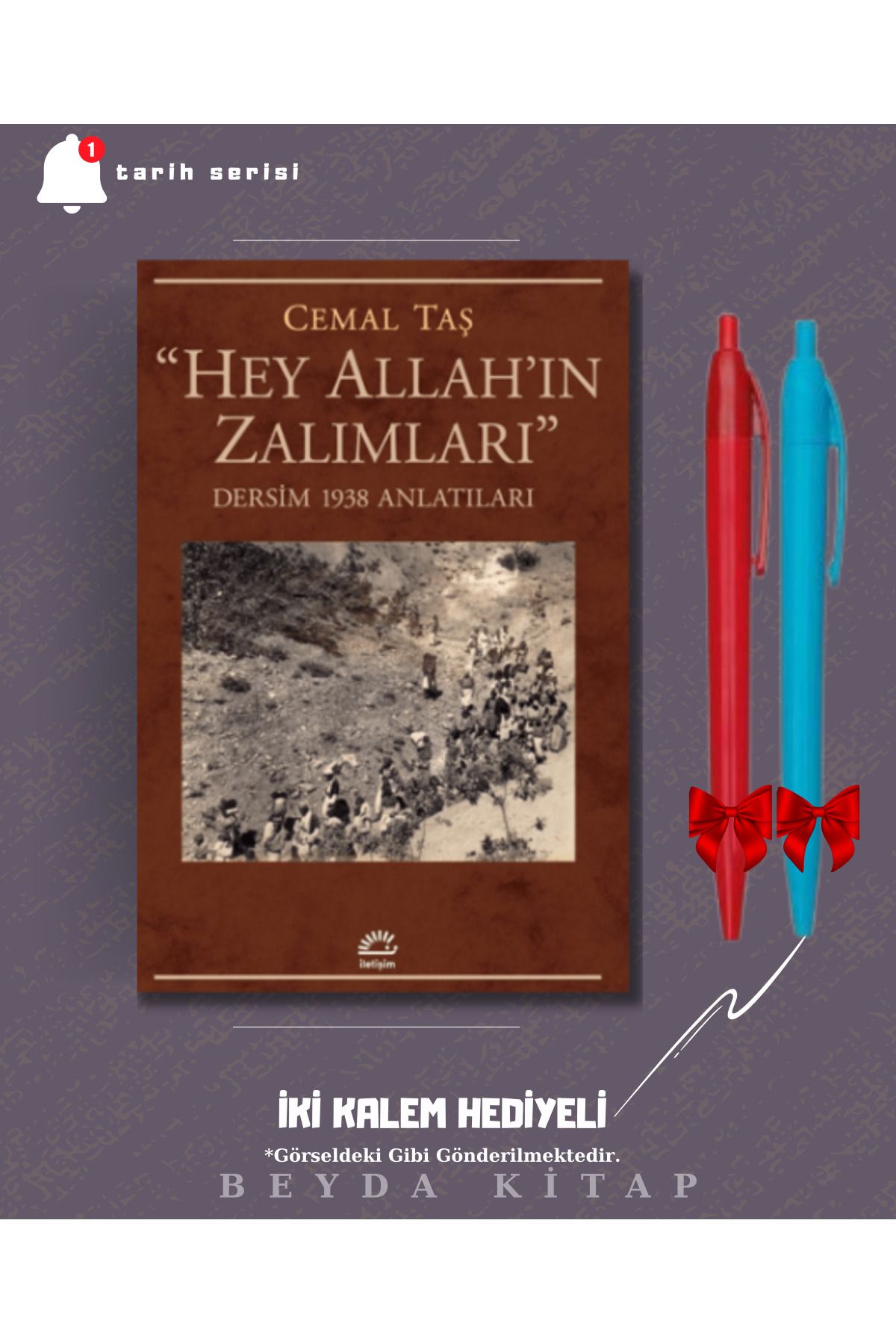 İletişim Yayınları Hey Allah'ın Zalımları - Cemal Taşi - İki Kalem Hediyeli - TRİLTSYV