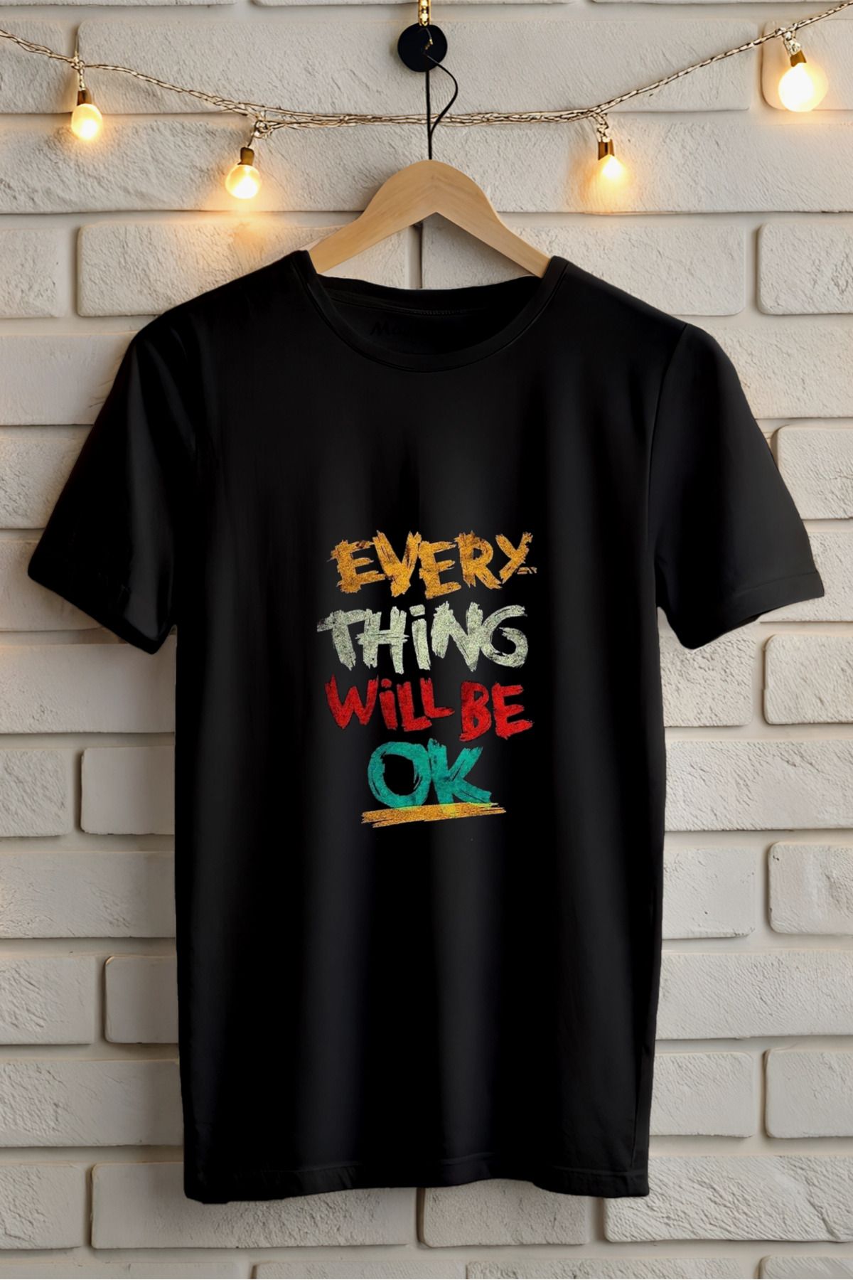 ModaSphere Baskılı Unisex Oversize Tişört Battal Boy