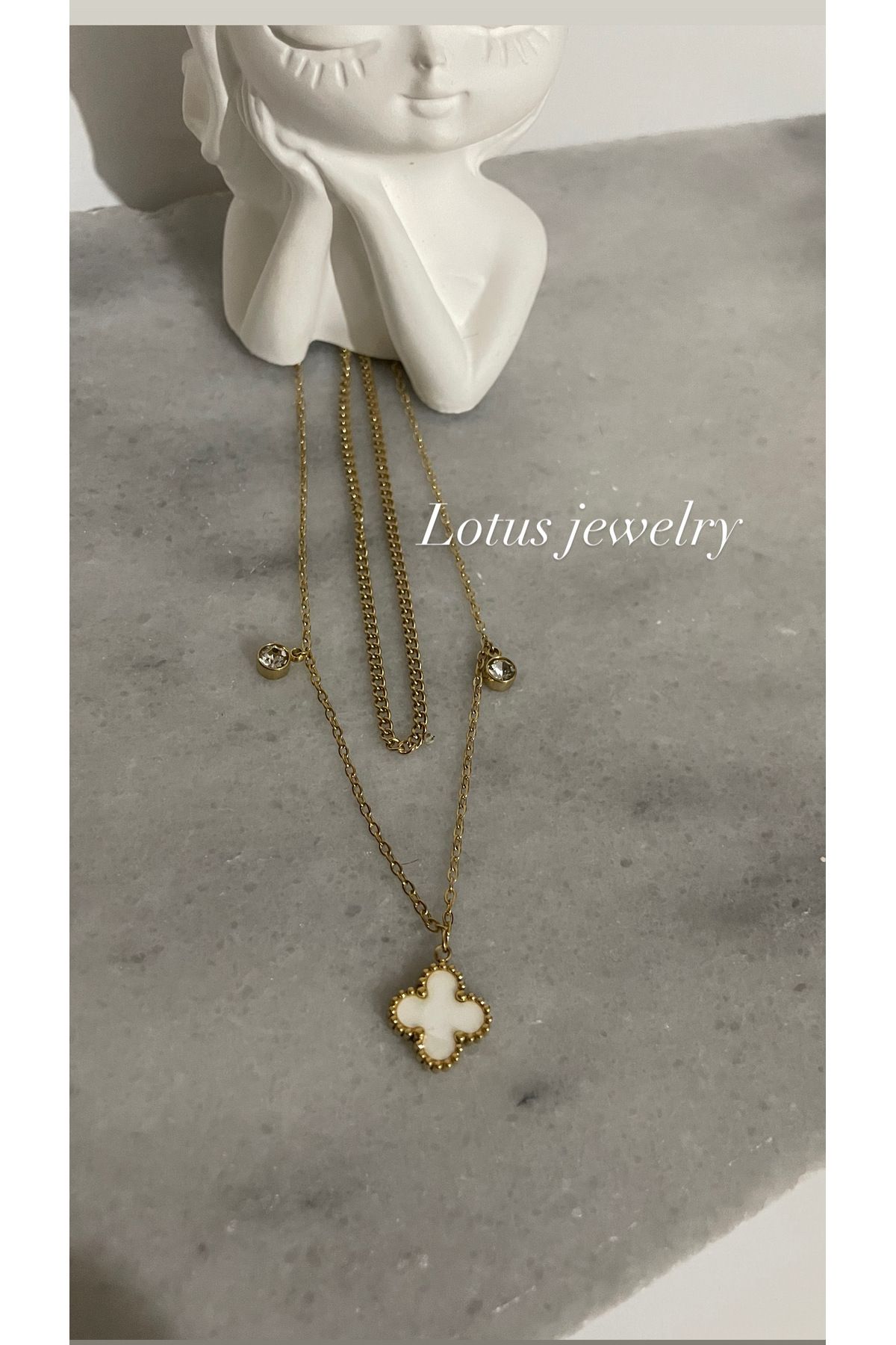 Lotus Jewelry Çelik kolye