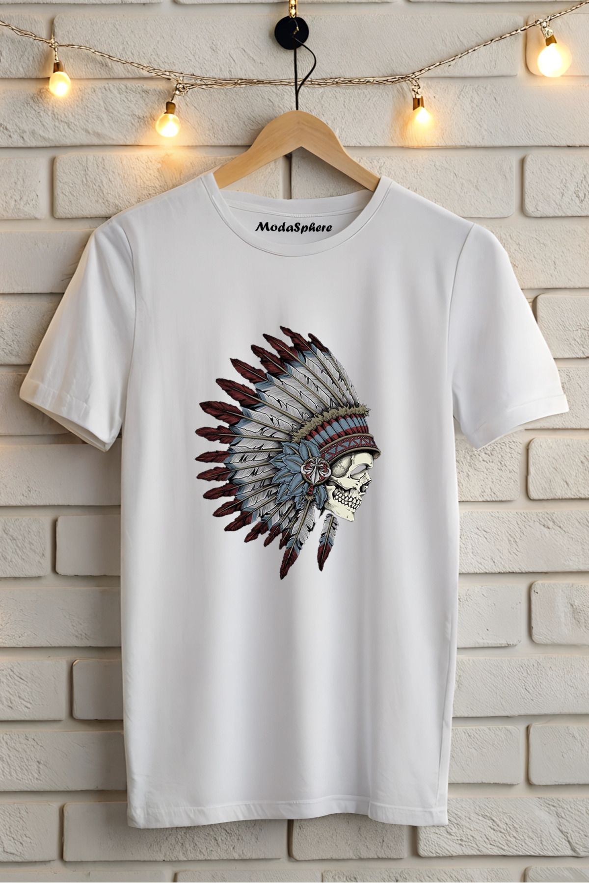 ModaSphere Baskılı Unisex Oversize Tişört Battal Boy