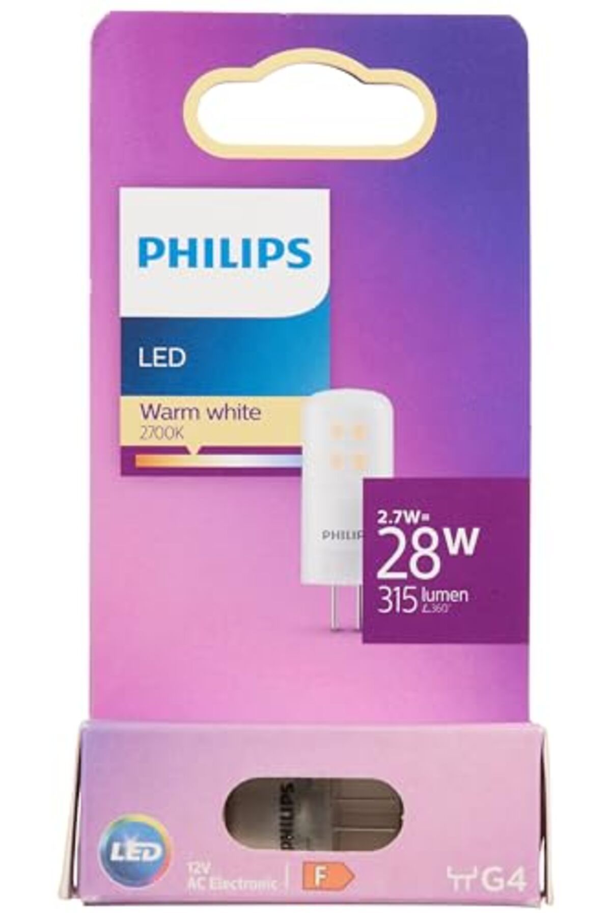 ShopZum Led 28W G4 Duylu Sarı Işık 12V Dim Edilmez Ampul