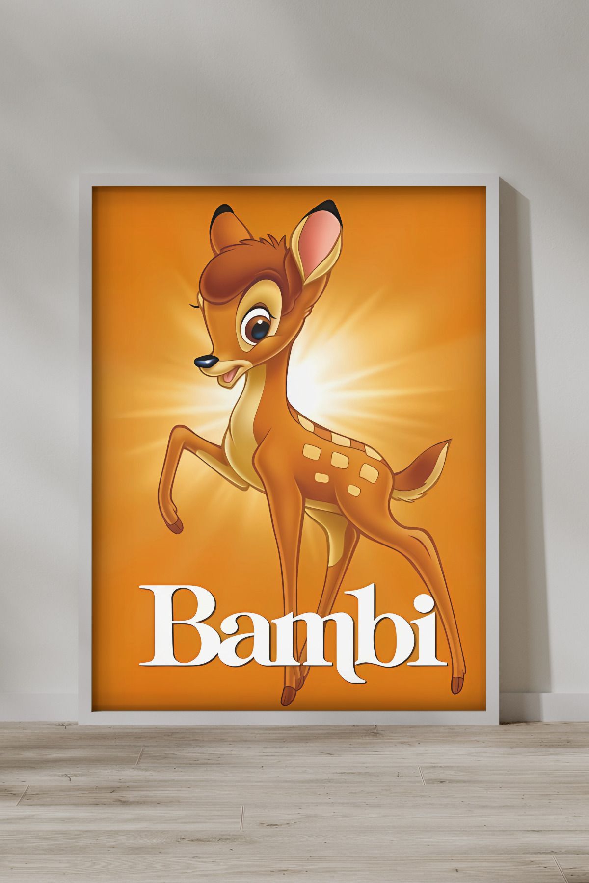 FGHGF Disney Seri 004 Çerçevesiz Poster & Duvar Tablosu