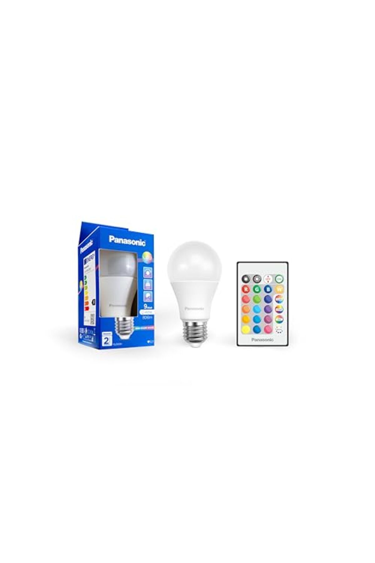 ShopZum E27 Led Smart Uzaktan Kumandalı Lamba 9W Rgb