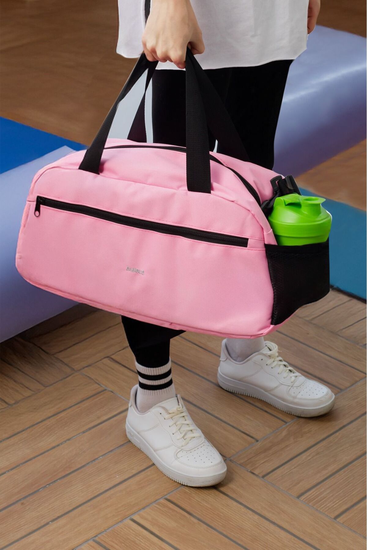 herseybizde2535 Bambus pembe spor canta