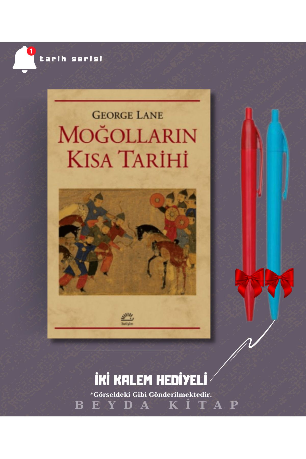 İletişim Yayınları Moğolların Kısa Tarihi - George Lane - İki Kalem Hediyeli - TRİLTSYV