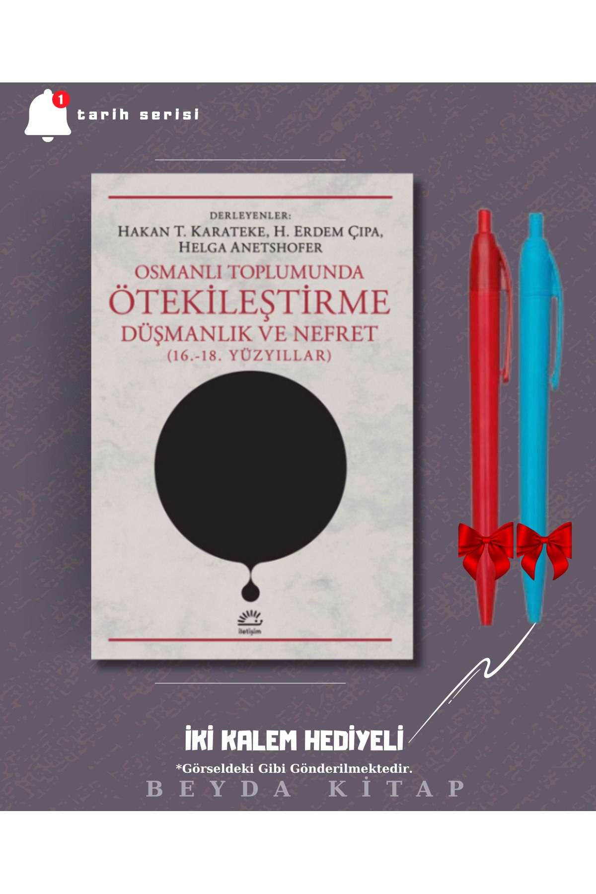 İletişim Yayınları Osmanlı Toplumunda Ötekileştirme - Helga Anetshofer - İki Kalem Hediyeli - TRİLTSYV