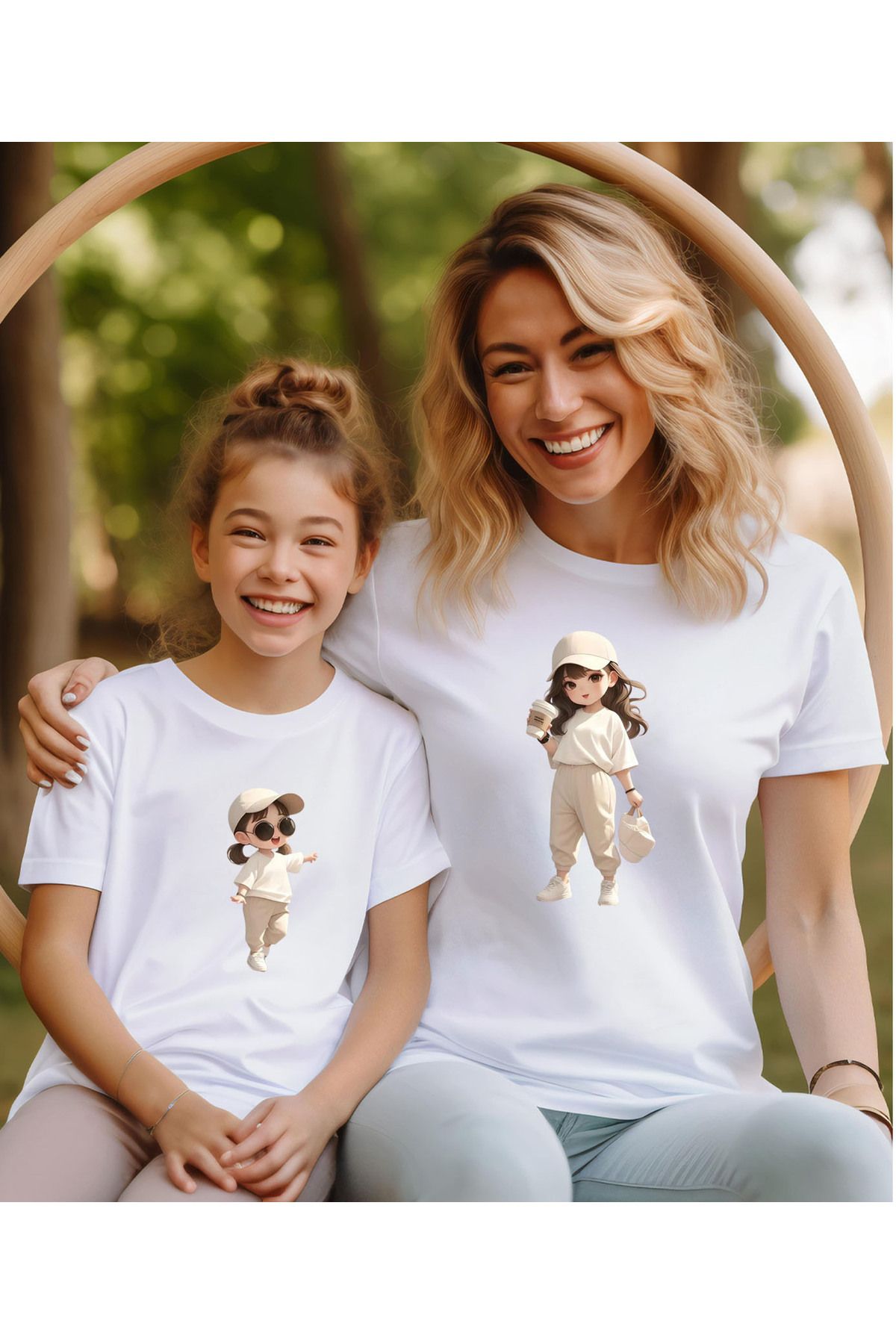 ASELİNDA Yeni Sezon Cool Aile Kombin tişört- trend tshirt (Tekli üründür Kombin için sepete 2 adet ekleyiniz)