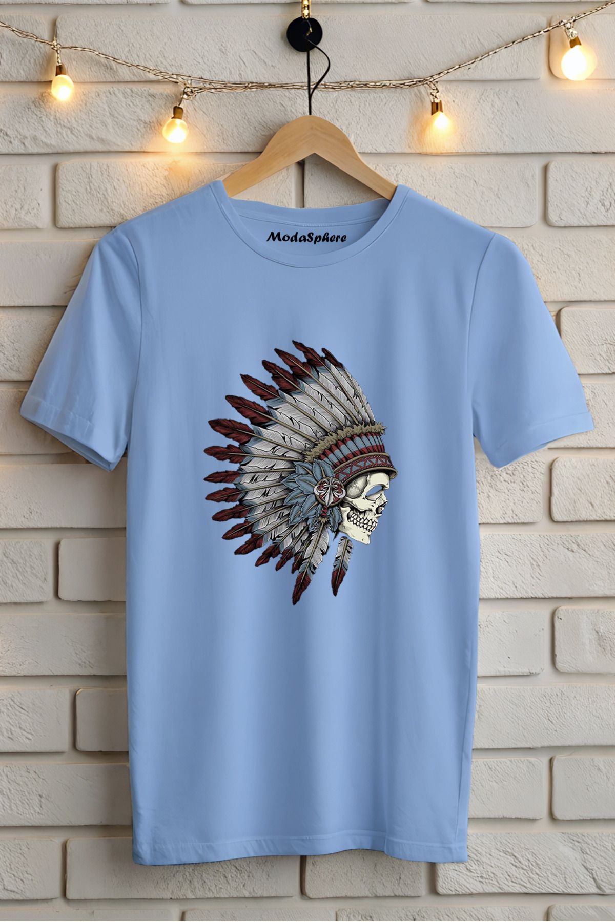 ModaSphere Baskılı Unisex Oversize Tişört Battal Boy
