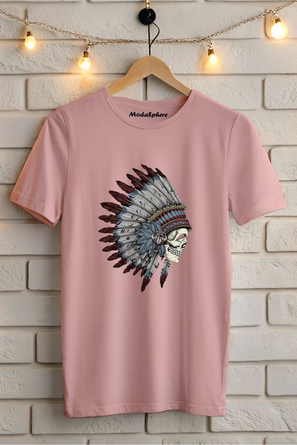 ModaSphere Baskılı Unisex Oversize Tişört