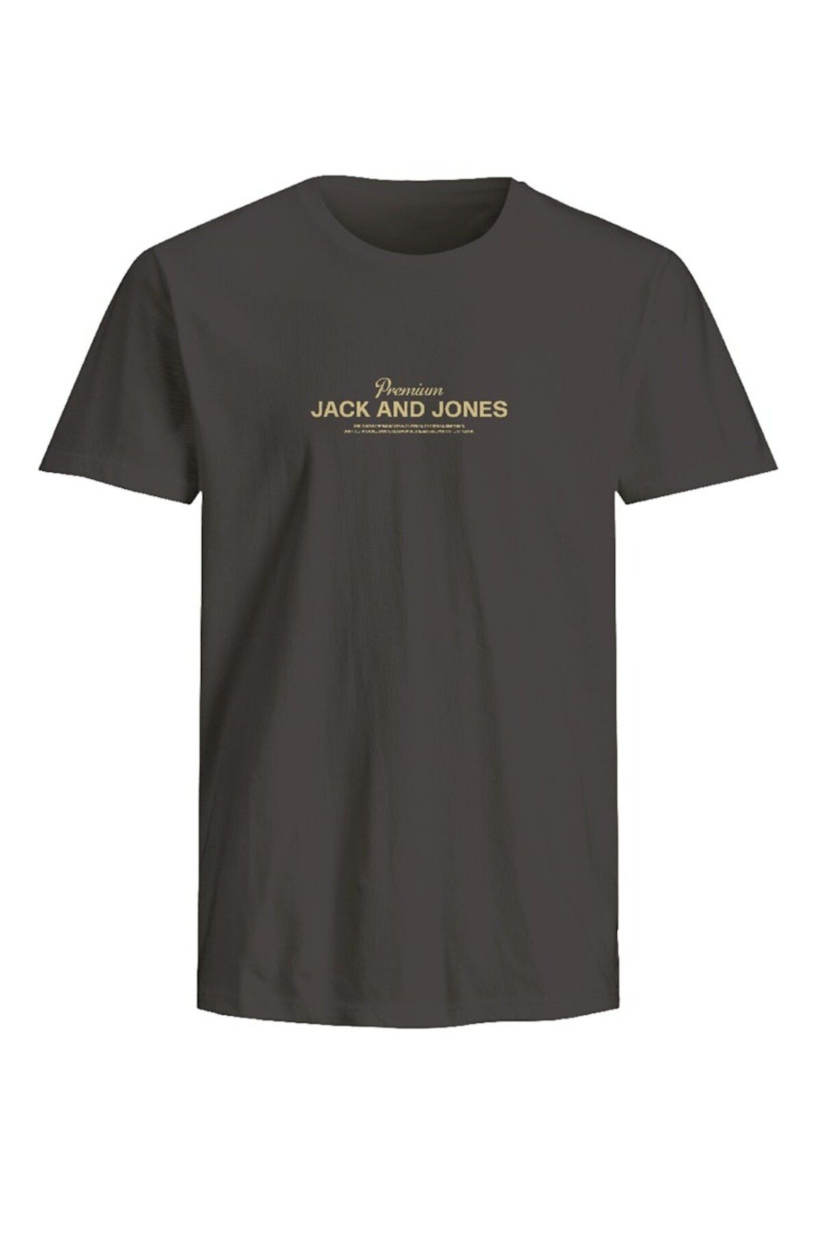 Jack & Jones Erkek Siyah Jprblaferris Ss Tee Crew Neck Fst T-shirt 12282250-Black