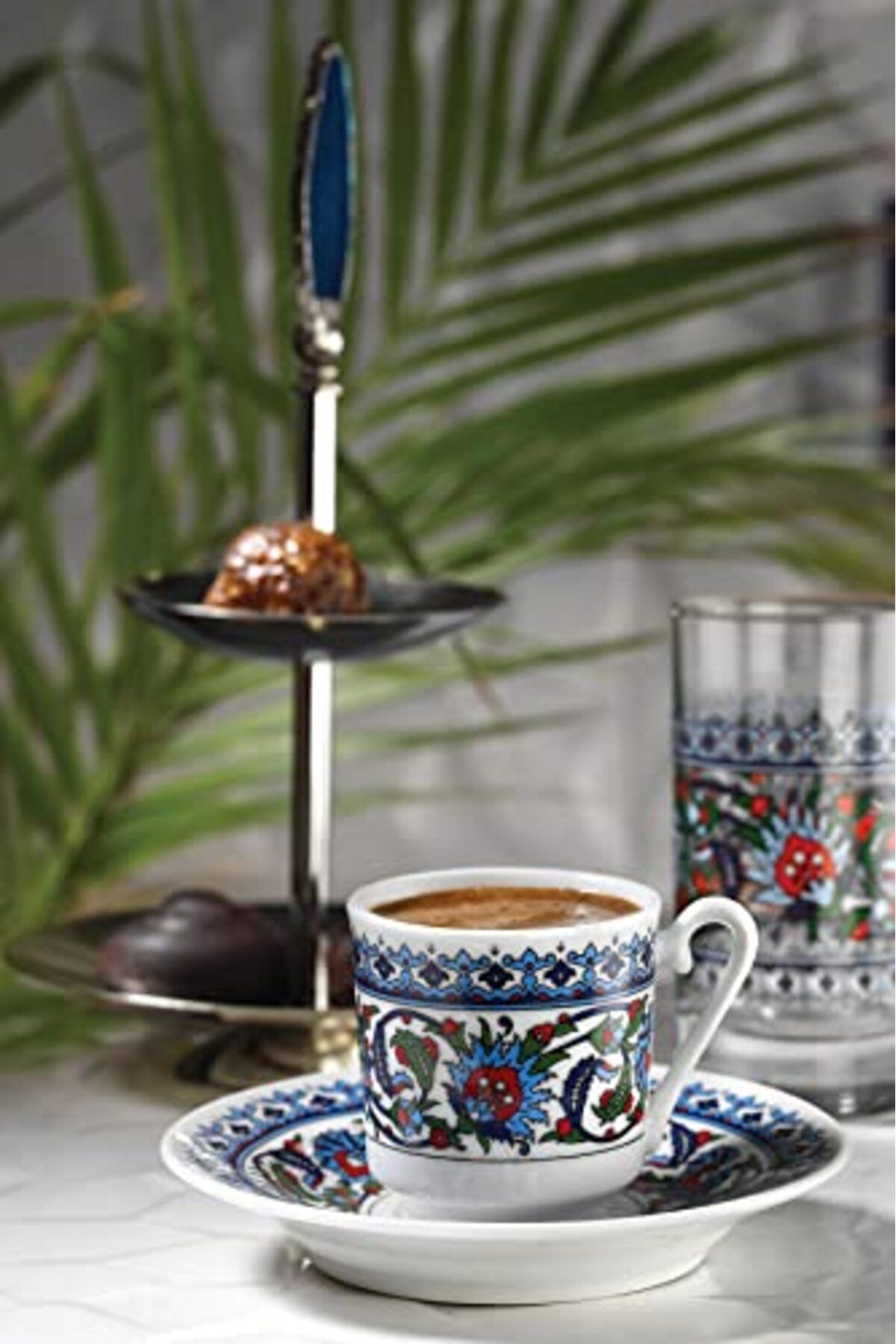 ShopZum Porselen Topkapı Fincan Takımı, Standart, 80 Ml