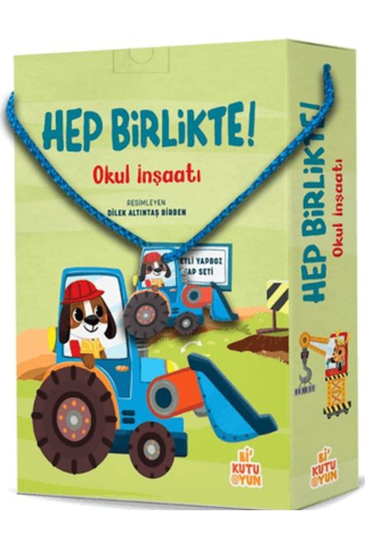 Bi Kutu Oyun Hep Birlikte - Okul İnşaatı (Kitap ve Oyun Seti)