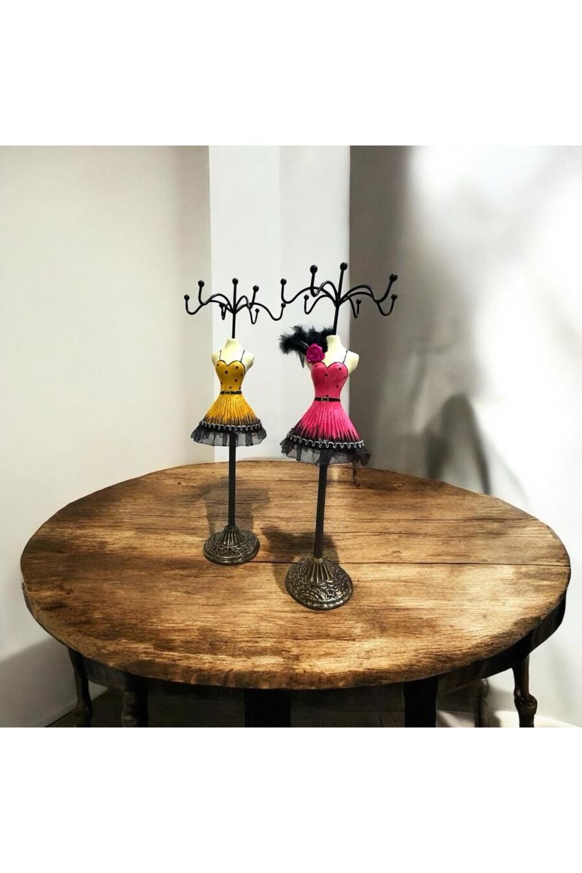 Tutku Dekoratif Balerin Tasarımlı Takı Standı, Düzenleyici, Yüzük/Küpe/Kolye/Takı Askılığı