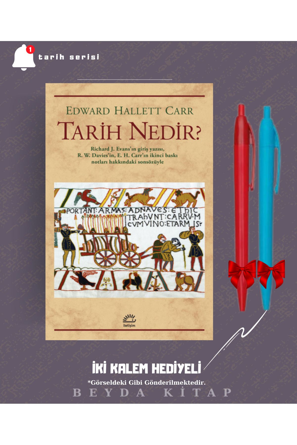 İletişim Yayınları Tarih Nedir? - Edward Hallett Carr - İki Kalem Hediyeli - TRİLTSYV