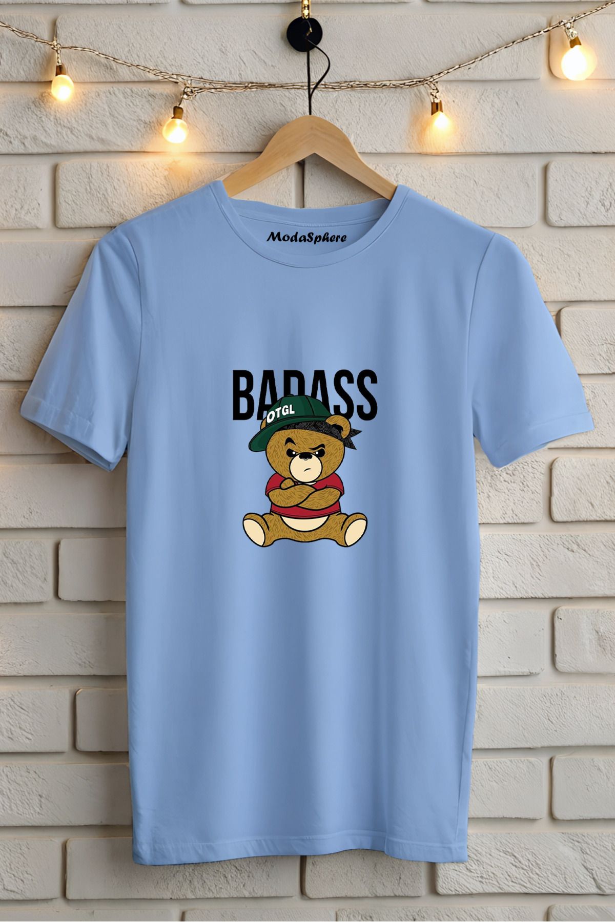 ModaSphere Baskılı Unisex Oversize Tişört