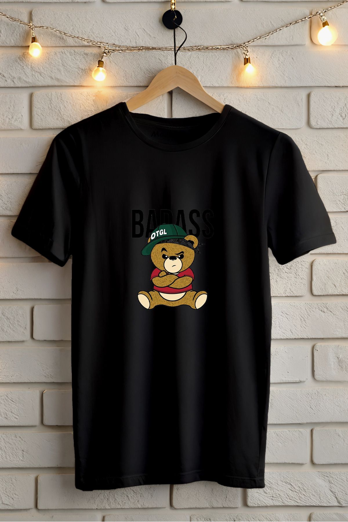 ModaSphere Baskılı Unisex Oversize Tişört Battal Boy