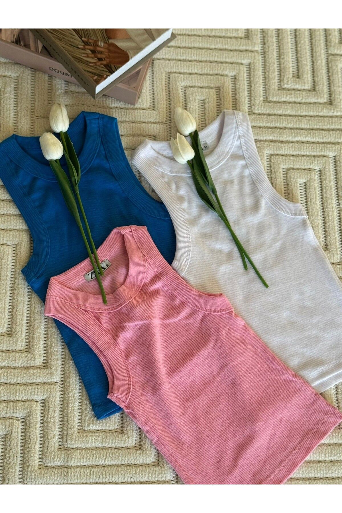 byserayakyol Halter Yaka Kaşkorse Normal Boy 3'lü Set Body