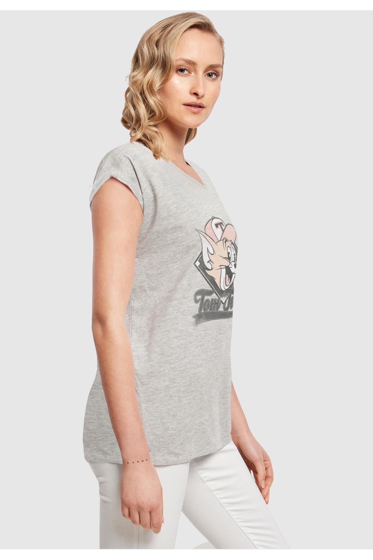 ABSOLUTE CULT-Damen Ladies Tom And Jerry - Baseball Caps T-shirt 6