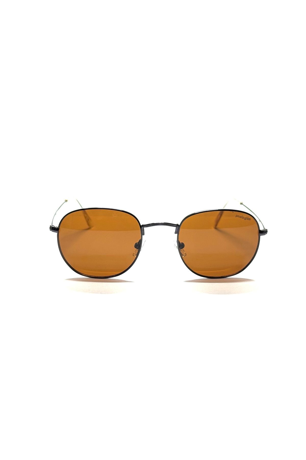paolo gion 2028 c15 kahverengi polarize unisex güneş gözlüğü 52-19-143