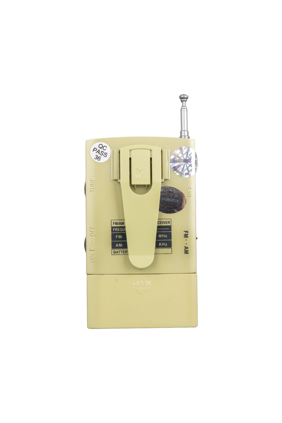 POEBGO FAMİLY'S GOLD RENK CEP TİPİ ANALOG FM RADYO VS-R106 (5162)